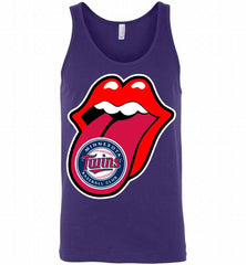 Minnesota Twins  x The Rolling Stones Logo Tank - zezetee