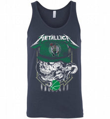 Metallica Skull Snake Boston Celtics Tank - zezetee
