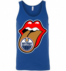 Edmonton Oilers x The Rolling Stones Logo Tank - zezetee