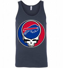 Buffalo Bills Grateful Dead Logo Band Tank - zezetee