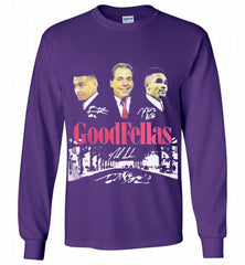 GOODFELLAS TUA TAGOVAILOA NICK SABAN JALEN HURTS ROLL TIDE Gildan Long Shirt - zezetee