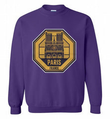 Pray For Paris Notre Dame Cathedral Fire 2019 Unisex Softstyle T-Shirt with Tear Away Label Notre-dame de Paris Crewneck Sweatshirt - zezetee