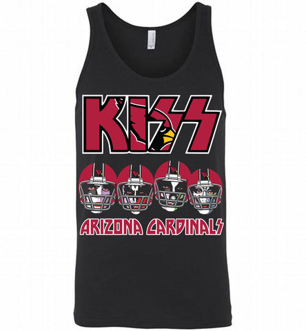 Kiss Arizona Cardinals Logo Tank - zezetee