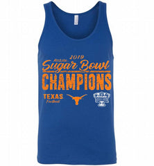 2019 ALLSTATE SUGAR BOWL CHAMPIONS TEXAS FOOTBALL Tank - zezetee