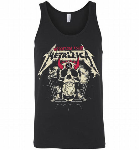 Metallica We Don't Give A Shit Toronto Raptors Tank - zezetee