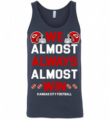 Kansas City Chiefs We Almost Always Almost Win Tank - zezetee