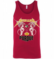 Metallica Purdue Boilermakers Logo Tank - zezetee