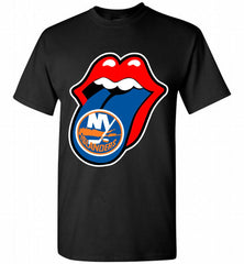 New York Islanders  x The Rolling Stones Logo Shirt - zezetee