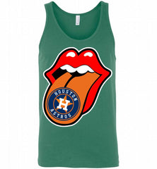 Houston Astros  x The Rolling Stones Logo Tank - zezetee