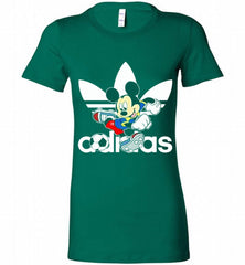 ADIDAS FOOTBALL MICKEY MOUSE DISNEY SPORTS Bella Ladies Tee - zezetee