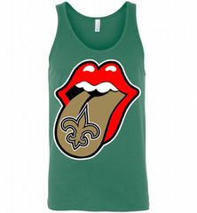 New Orleans Saints  x The Rolling Stones Logo Tank - zezetee