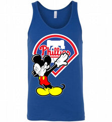 Disney Mickey Mouse Dabbing Philadelphia Phillies Tank - zezetee
