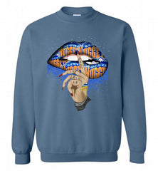 Denver Nuggets Lip Shut The Fuck Up Crewneck Sweatshirt - zezetee