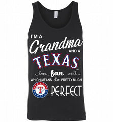 I'M A Grandma And A Texas Rangers Fans Gift Tank - zezetee
