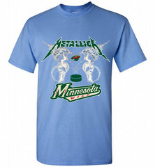 Metallica Minnesota Wild Logo Shirt - zezetee