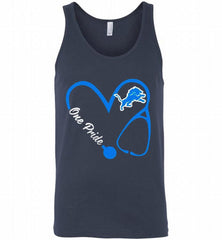 Detroit Lions Love Nurse One Pride Tank - zezetee