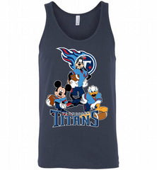 Disney Mickey Goofy Donald Disney Tennessee Titans Team Tank - zezetee