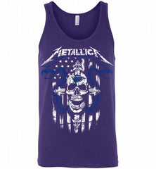 Metallica Snake Skull St Louis Blues Logo Tank - zezetee