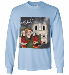 The Hunchback of Notre Dame Firefighter Paris Gildan Long Shirt - zezetee