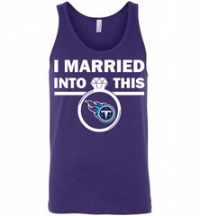 I MARRIED INTO THIS NFL Tennessee Titans Tank - zezetee