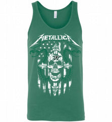 Metallica Snake Skull Dallas Stars Logo Tank - zezetee