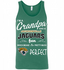 I'M A Grandpa And A Jacksonville Jaguars Pretty Much Perfect Tank - zezetee