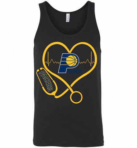 Nurse Heartbeat Love Indiana Pacers Tank - zezetee