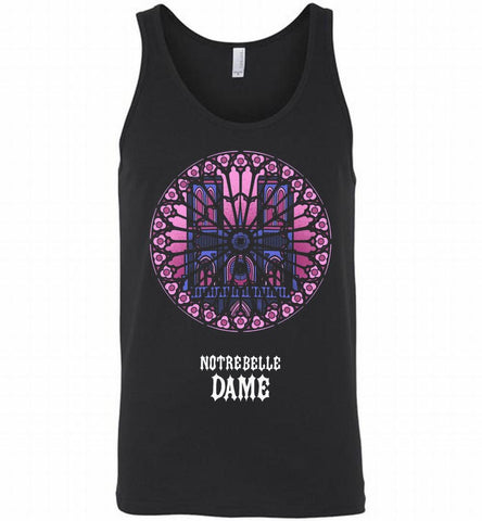 The Stained Glass Notre Dame Fire Paris Tank - zezetee