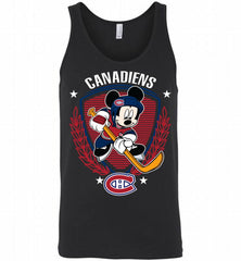NHL Hockey Mickey Mouse Montreal  Canadiens Disney Tank - zezetee