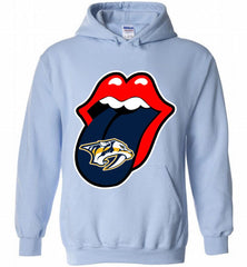 Nashville Predators  x The Rolling Stones Logo Hoodie - zezetee