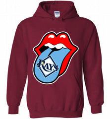 Tampa Bay Rays  x The Rolling Stones Logo Hoodie - zezetee