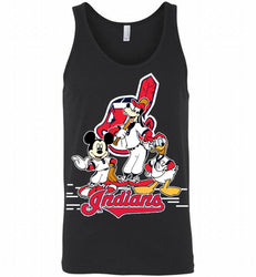 Mickey Goofy Donald Cleveland Indians Teams Tank