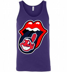 Cleveland Indians  x The Rolling Stones Logo Tank - zezetee
