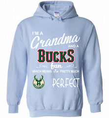 I'M A Grandma And A Milwaukee Bucks Fans Perfect Hoodie - zezetee