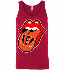 Cincinnati Bengals  x The Rolling Stones Logo Tank - zezetee