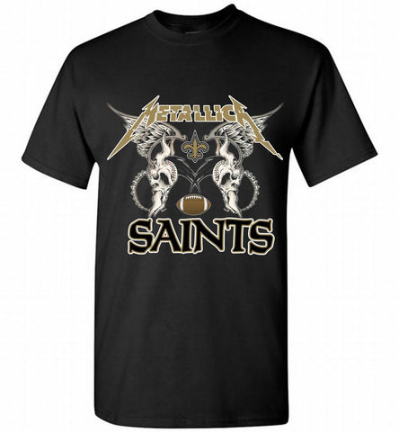 Metallica New Orleans Saints Logo Shirt - zezetee