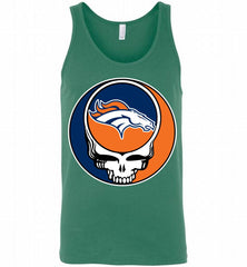 Denver Boise State Broncos Grateful Dead Logo Band Tank - zezetee