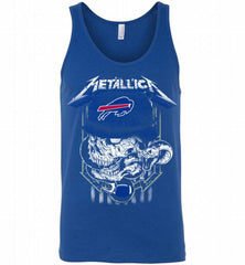 Metallica Skull Snake Buffalo Bills Tank - zezetee