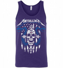 Metallica Snake Skull Los Angeles Clippers Logo Tank - zezetee