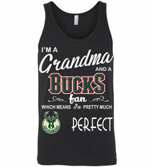 I'M A Grandma And A Milwaukee Bucks Fans Perfect Tank - zezetee