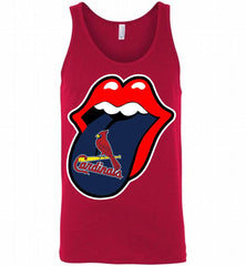 St Louis Cardinals  x The Rolling Stones Logo Tank - zezetee