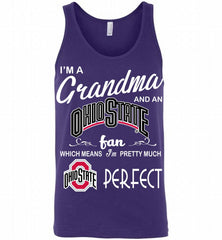 I'M A Grandma And A Ohio State Buckeyes Fan Tank - zezetee