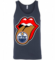 Edmonton Oilers x The Rolling Stones Logo Tank - zezetee