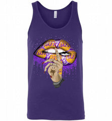 Los Angeles Lakers Lip Shut The Fuck Up Tank - zezetee