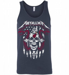 Metallica Snake Skull Miami Heat Logo Tank - zezetee