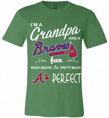 I'M A Grandpa And A Atlanta Braves Fans Gift Canvas USA - zezetee