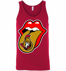 Ottawa Senators  x The Rolling Stones Logo Tank - zezetee