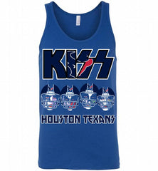 Kiss Houston Texans Logo Tank - zezetee