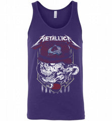 Metallica Skull Snake Colorado Avalanche Tank - zezetee