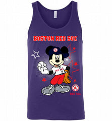 Boston Red Sox Mickey Mouse Disney Super Star Tank - zezetee